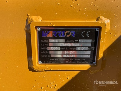 2026 Warrior WBMCC20-1500 59 in Cleanup Excavator Bucket - Fits Cat 320 / 20 - 25 ton (Unused)