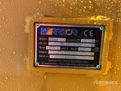 2026 Warrior WBMCC20-1500 59 in Cleanup Excavator Bucket - Fits Cat 320 / 20 - 25 ton (Unused)