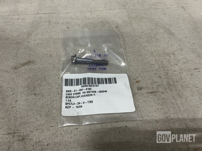 (72) BAE Systems 3001028-060040 Socket Head Cap Screws