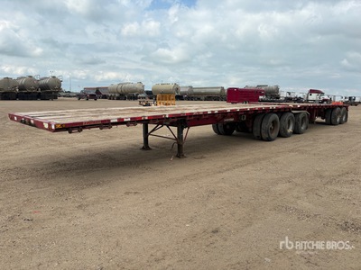 2007 Doepker DSL30 32 ft Super B-Train Lead Flatbed Trailer