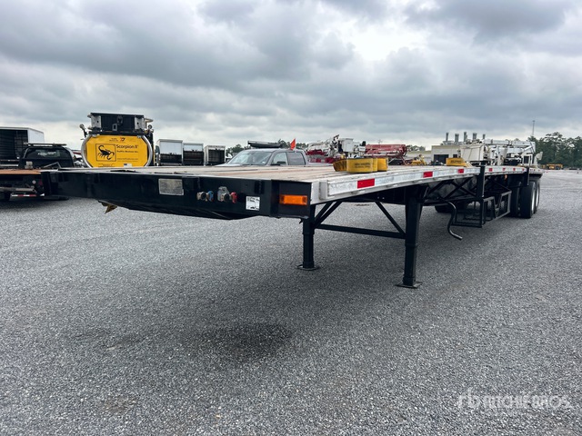 1999 Great Dane FBE48-80102 48 ft T/A Flatbed Trailer