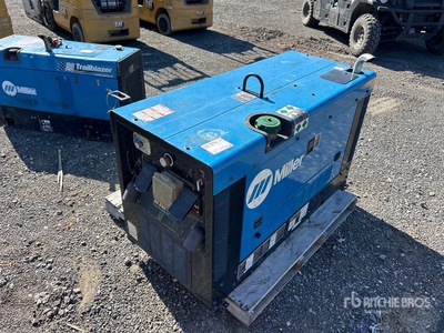 2016 Miller Big Blue 400 Pro 400 A Skid-Mounted Multi-Process Motor aangedreven lasser