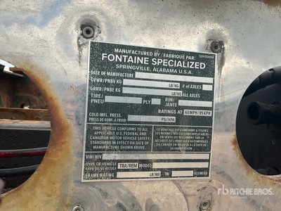 2005 Fontaine Lowboy Trailer