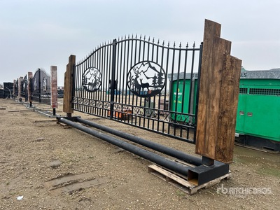 23 ft 7 in x 8 ft 6 in Bi-Parting Bi-Parting Driveway Gate