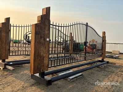 23 ft 8 in x 91 in Bi-Parting Brama wjazdowa