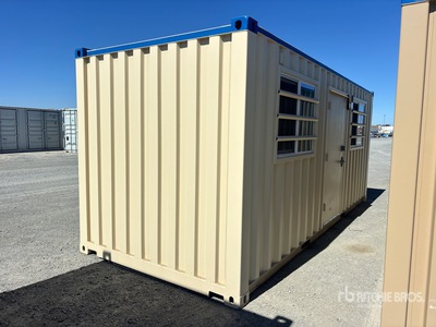 2025 20 ft x 8 ft Skid-Mounted مكتب متحرك