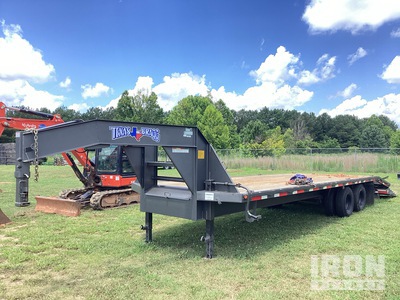 2024 (unverified) Texas Bragg ED235DGN20 28 ft T/A Gooseneck Equipment Trailer