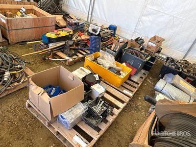 Quantity of (3) Pallets of Shop Equipment