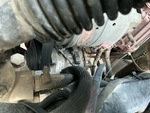 Engine with A/C Compressor