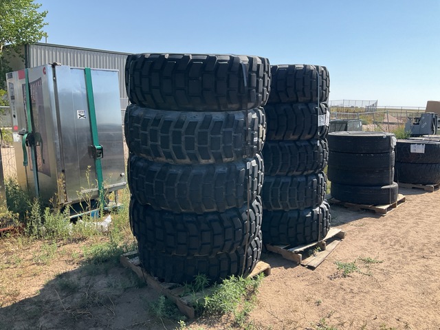 (10) Michelin 15.5/80R20 Tires