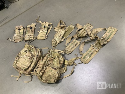 (68) Hydration Carriers, (13) Tactical Assault Panels & Assorted Items
