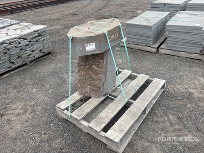 Bluestone Bench & Bluestone Bird Bath 造園機械