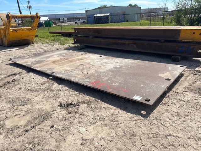 Quantity of (1) 7 ft 3.5 in x 18 ft (1 in Thick) Steel Plate