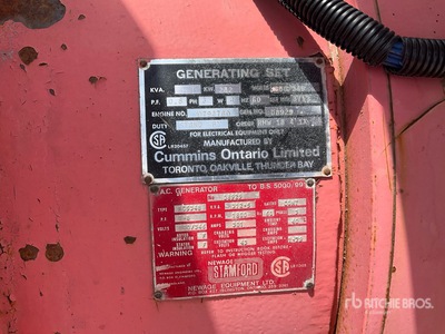 Cummins 250KW 600 Volt Skid Mounted مولد