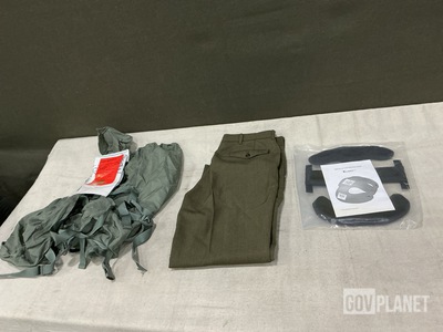 (12) Pairs of Men’s Trousers, (10) Flyer’s Helmet Liners & Assorted Items