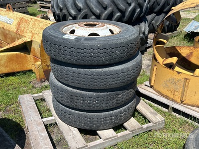 Quantity of (4) Goodyear 8R19.5 Tires