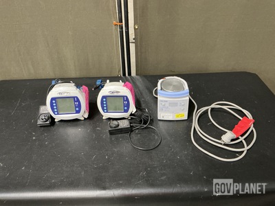 (2) Enteral Feeding Pumps, (1) Respiratory Humidifier & Assorted Items