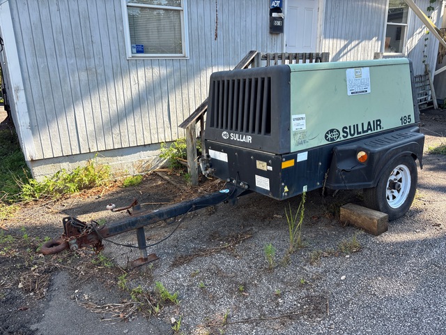 2012 Sullair 185DPQ CA3 185 cfm Mobile Air Compressor