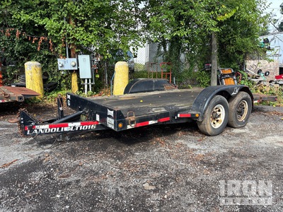 2014 Landoll LT1016 16 ft T/A Tilt Deck Trailer