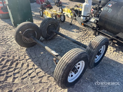 Quantity of (2) Trailer Axles 225/75R15 tires