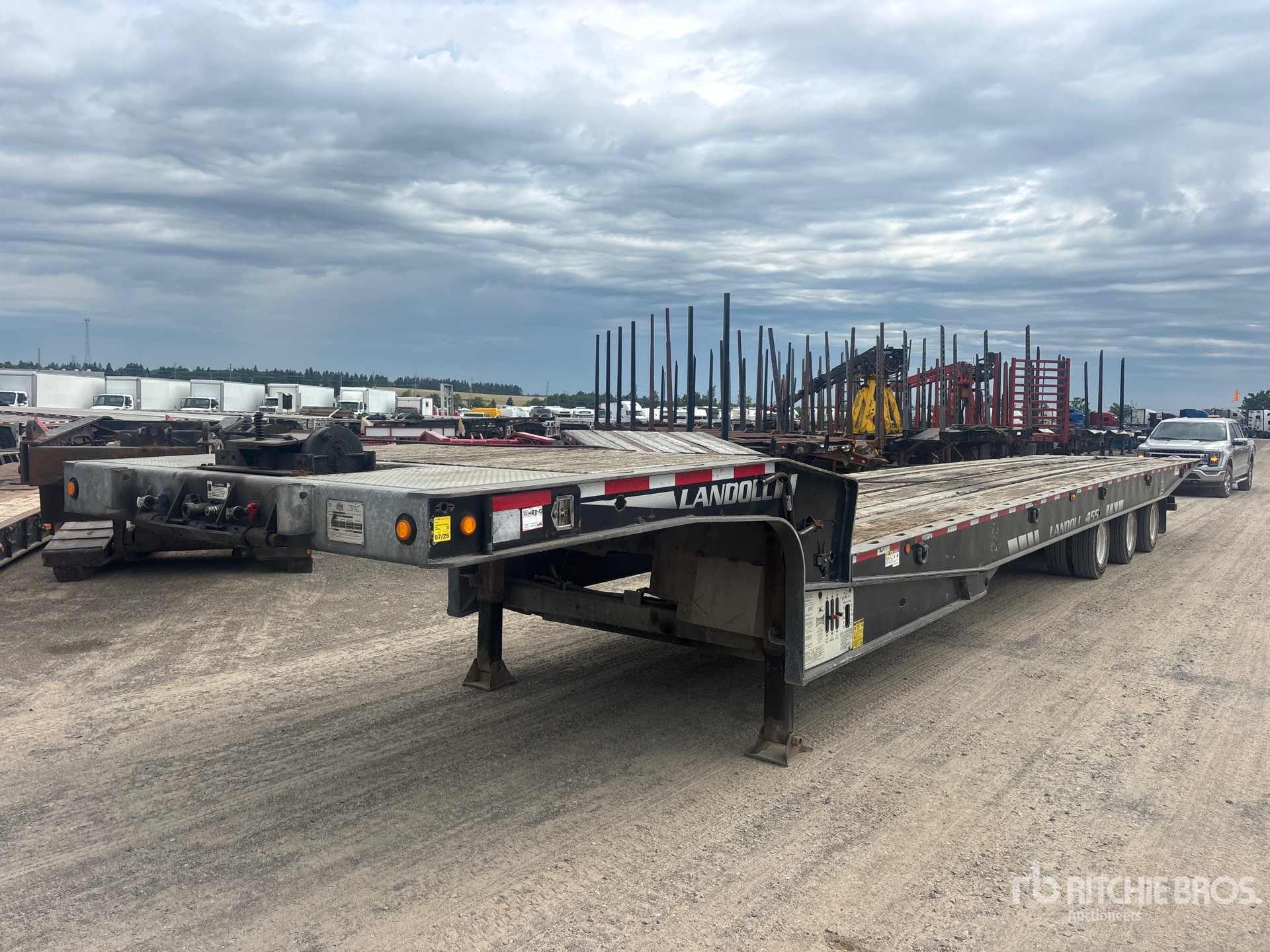 2014 Landoll 455B 53 ft Tri/A Sliding Axle Trailer