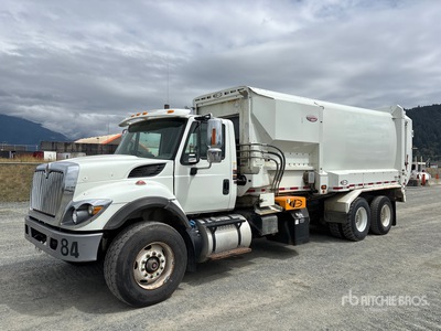 2016 International 6x4 Side Loader Waste Collection Truck