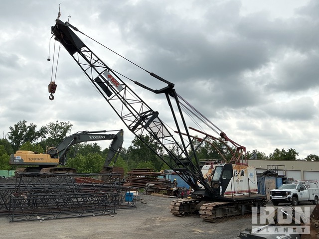 1973 Link-Belt LS118 120000 lb Lattice-Boom Crawler Crane