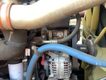 Engine with A/C Compressor