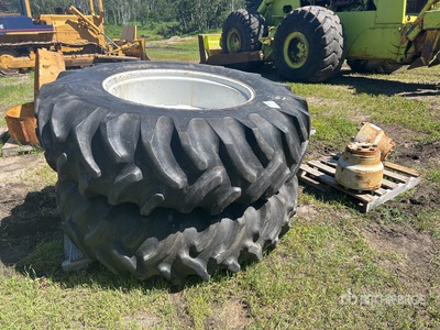 Quantity of (2) Goodyear 20.8-38 Duals Tires