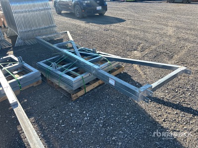 24 Ft Portable Construction Site Security Gate (Unused)