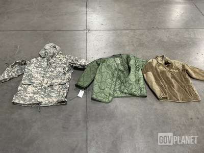(10) Parkas, (43) Cold Weather Jackets & (4) Cold Weather Coat Liners