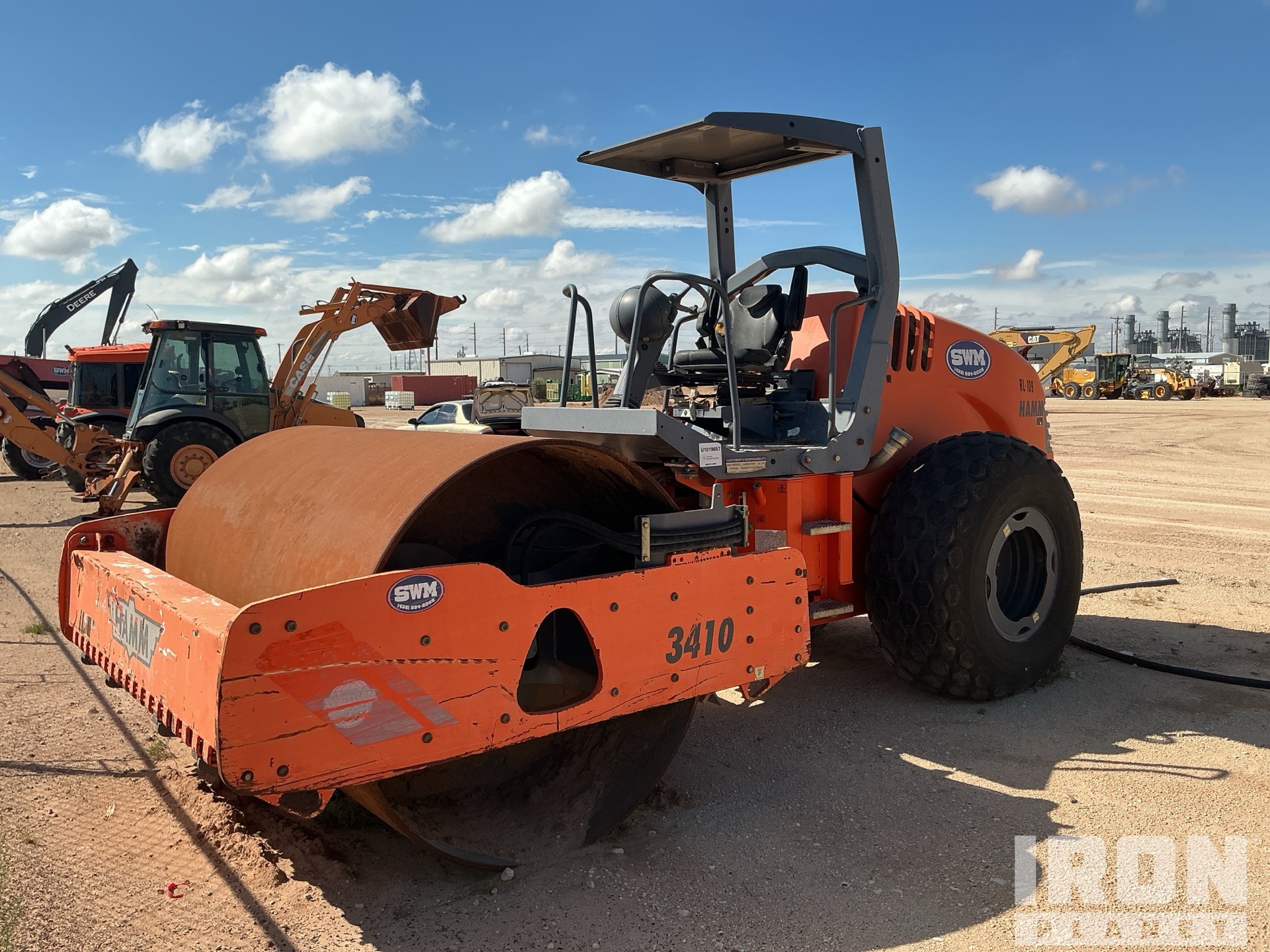 2012 Hamm 3410 Smooth Drum Compactor (Inoperable)