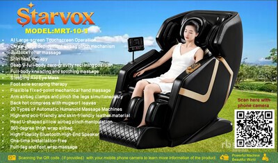 2025 STARVOX MRT-10-1 Zero-Gravity Massage Chair Divers  (Unused)