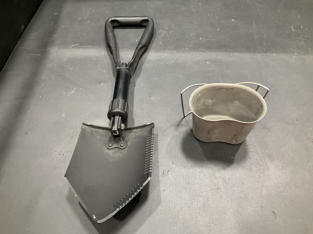 (45) Entrenching Tools & (126) Water Canteen Cups