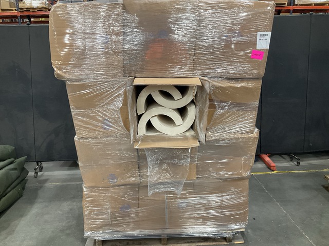 (12) Johns Manville T1200 Calcium Silicate Pipe & Block Insulations