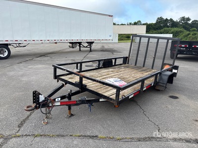 Lucon 3T121-UT 12 ft S/A Utility Trailer