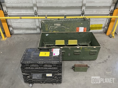 (4) Battery Boxes, (2) Toolboxes & (5) Assorted Storage Cases
