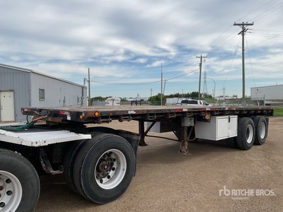 2007 Lode King Super-B Pup Flatbed Trailer