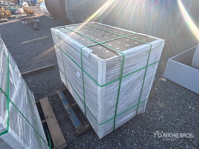 Quantity of (24) 62 in x 32.5 in x 2 in 41 Amp Solar Panels