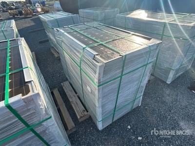 Quantity of (24) 62 in x 32.5 in x 2 in 41 Amp Solar Panels