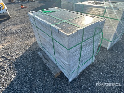 Quantity of (24) 62 in x 32.5 in x 2 in 41 Amp Solar Panels
