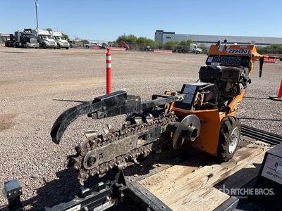2020 Barreto 912 Walk Behind Trencher w/2020 Barreto E4X6TBT Trailer