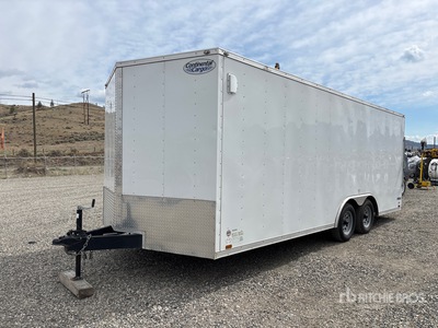 2021 Continental 20 ft T/A Enclosed Trailer