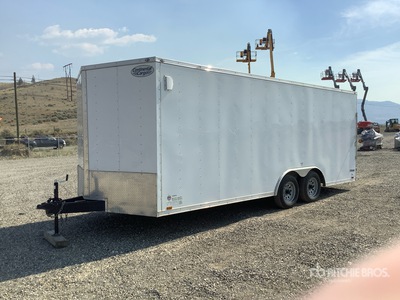 2021 Continental 20 ft T/A Enclosed Trailer