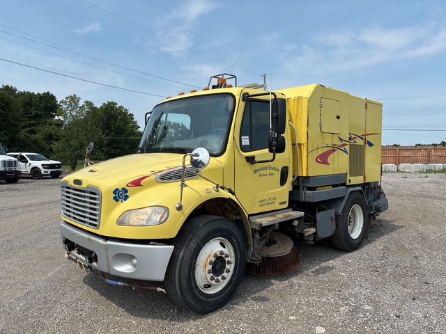 2007 Elgin Broom Bear on 2007 Freightliner M2 106 Sweeper Truck