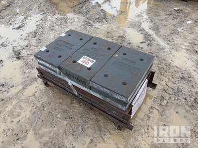 Quantity of (12) Impact plates (Unused) - Fits Terex Finlay I-110RS