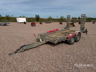 Hubiere H212L14CF T/A Remorque Remolque Portamaquinaria