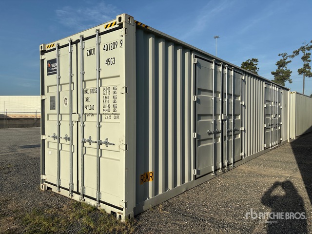 2026 40 ft High Cube Multi-Door Storage Container