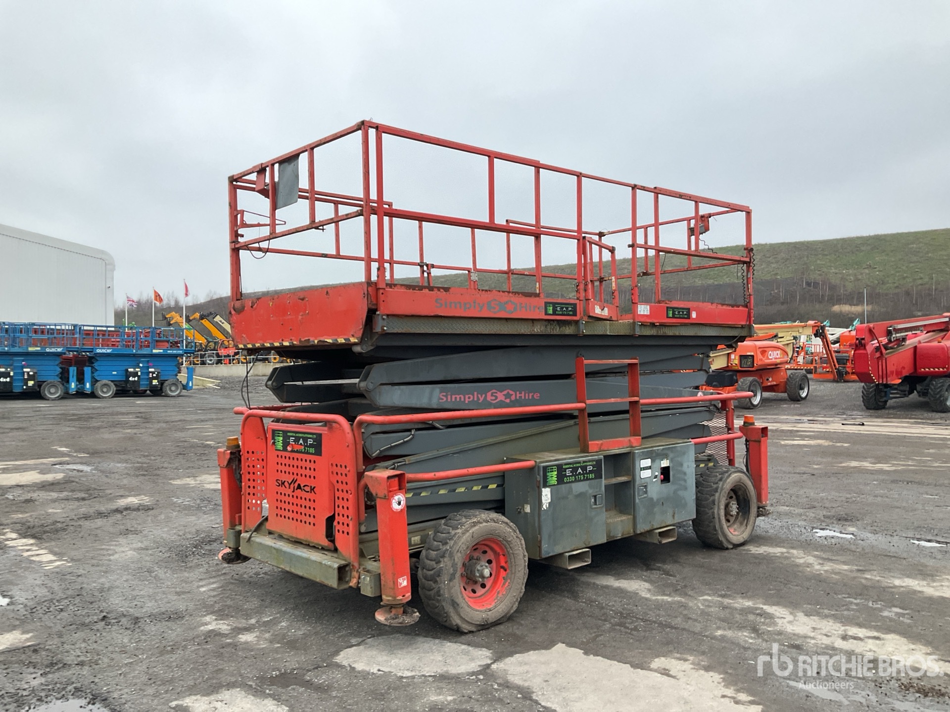 2013 Skyjack SJ9250 4x4 Diesel Scissor Lift
