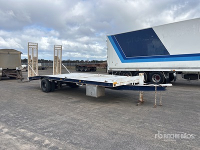 1988 Custom Built 6.8 m S/A Equipment Trailer